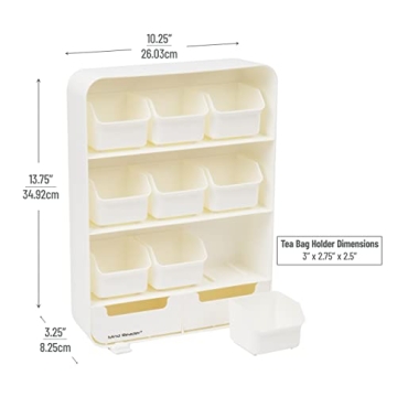 Mind Reader Tea Station Organizer for Clutter-Free Storage
