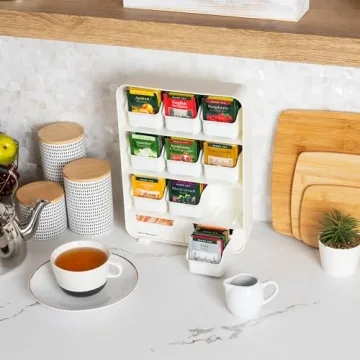 Mind Reader Tea Station Organizer for Clutter-Free Storage