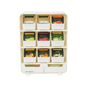 Mind Reader Tea Station Organizer for Clutter-Free Storage