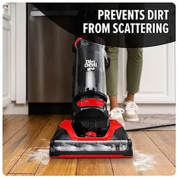 Dirt Devil Multi-Surface Extended Reach+ Upright Bagless Vacuum Cleaner for Carpet and Hard Floor, Powerful, Lightweight, Corded Vacuum Cleaners for Home Use