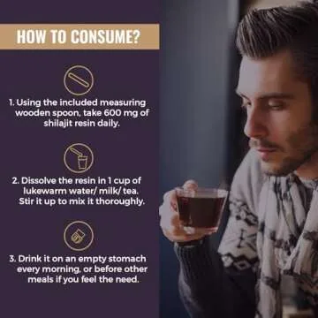 Ajoblanco 600mg Pure Himalayan Organic Shilajit Resin