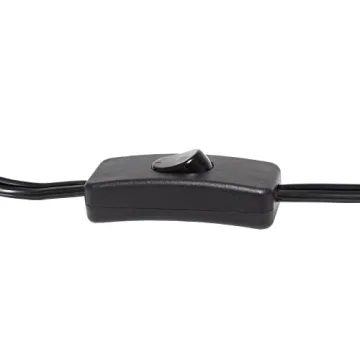 Wire Metal Table Lamp - Gold with Fabric Shade - Stylish Lighting