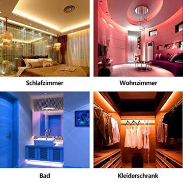 16FT Waterproof LED Strip Lights - Smart WiFi Controlled