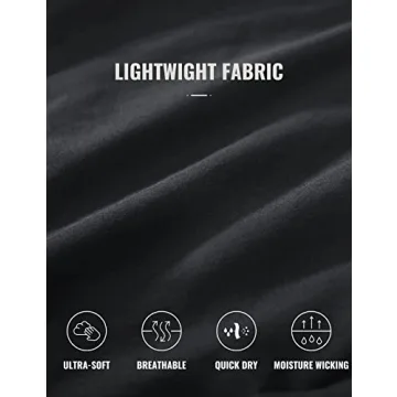 CRZ YOGA Men's Linerless Workout Shorts - 9'' Quick Dry