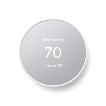 Google Nest Smart Thermostat Energy Saving Wifi Control