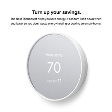 Google Nest Smart Thermostat Energy Saving Wifi Control