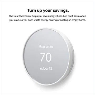 Google Nest Smart Thermostat Energy Saving Wifi Control