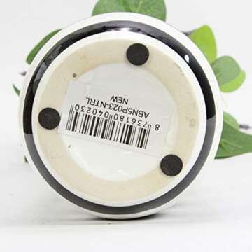 Admired By Nature 16" H Artficial Lavender Foliage Greenery Ceramic Potted Plant Spring Indoor Faux Plant décor, Wedding Centerpieces, Tabletop, Home Décor, Office Desk, Kitchen Table Décor