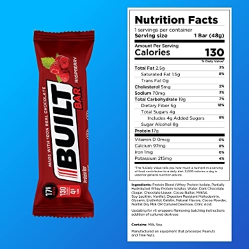 Built Bar Raspberry Protein Bars | Delicious Low Carb Treats