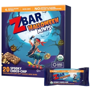 Zbar Halloween Minis Organic Snack Bars for Kids