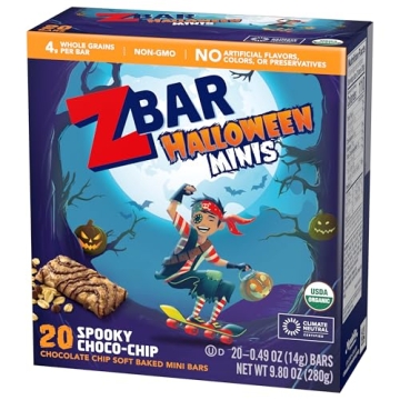 Zbar Halloween Minis Organic Snack Bars for Kids