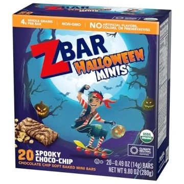 Zbar Halloween Minis Organic Snack Bars for Kids