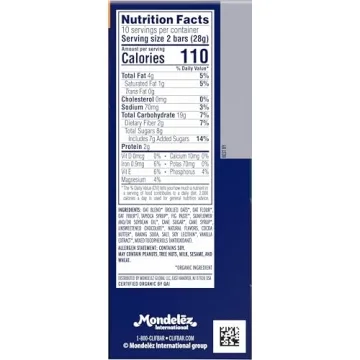 Zbar Halloween Minis Organic Snack Bars for Kids