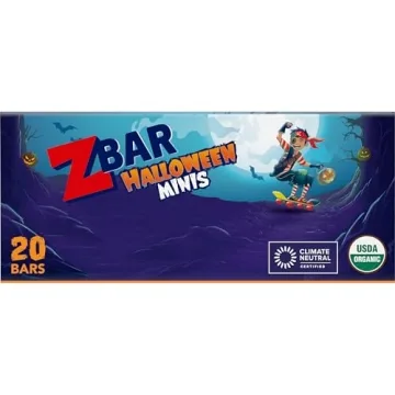 Zbar Halloween Minis Organic Snack Bars for Kids