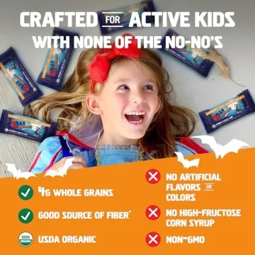 Zbar Halloween Minis Organic Snack Bars for Kids