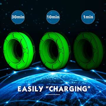 Vibrant Glow in The Dark 3D Printing Filament Pack 1.75mm