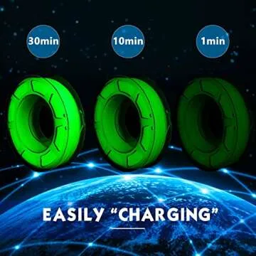 Vibrant Glow in The Dark 3D Printing Filament Pack 1.75mm