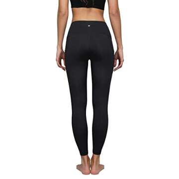 Yogalicious Lux High Waist Side Pocket Ankle Legging - Black - Small