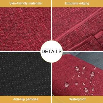 Sofa Armrest Organizer with Non-Slip Design and 5 Pockets