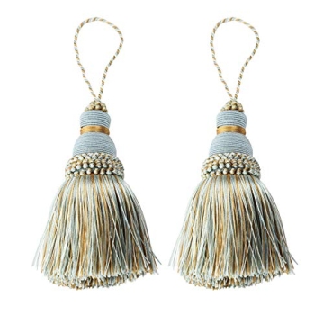Fenghuangwu Colorful Tassels - Elegant Accessories for Home Decoration (2PCS)