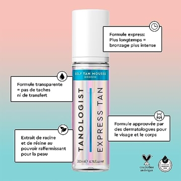 Tanologist Express Self Tan Mousse Extra Dark Vegan