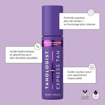 Tanologist Express Self Tan Mousse Extra Dark Vegan