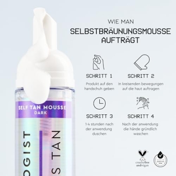 Tanologist Express Self Tan Mousse Extra Dark Vegan