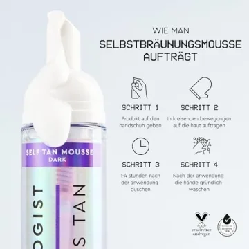 Tanologist Express Self Tan Mousse Extra Dark Vegan