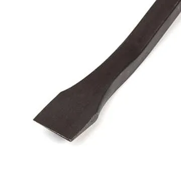 NEIKO 00251A Pry Bar, 3 Piece Angled Tip Pry Bar Set, 8", 12" & 17.5" Crow Bar with Go Through Striking Cap, Textured TPR Breaker Bar Handles, Heavy Duty Black Oxide Coated Chromium Steel Small PryBar