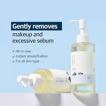 ROUND LAB 1025 Dokdo Cleansing Oil 6.76 Fl Oz, Facial Oil Cleanser for Face, Deep Pore Cleansing, Ma...