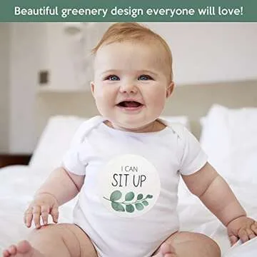 Gender Neutral Baby Milestone Stickers - Unisex Designs