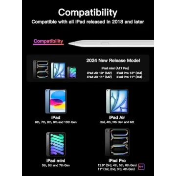 KEEPRO Stylus Pen, Fast Charging & Tilt Sensitivity for iPad