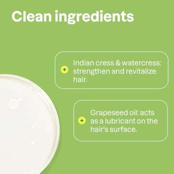 Bundle of ATTITUDE Nourishing Hair Shampoo and Conditioner, Dermatologically Tested, Plant- and Mineral-Based, Vegan Beauty Products, Grape Seed Oil and Olive Leaves, 32 Fl Oz