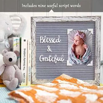 Personalized Felt Letter Board 10x10 - Perfect for Decor