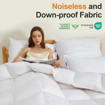 Ultra-Soft Uniency Feather Down Comforter King Size