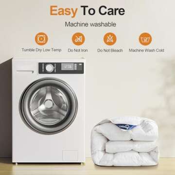 Ultra-Soft Uniency Feather Down Comforter King Size