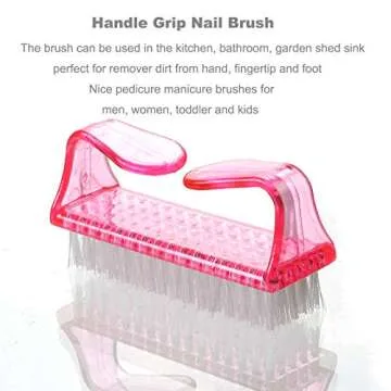 Nail Soaking Bowl, Borogo 2PCS Soak Off Gel Polish Dip Powder Remover Manicure Bowl for Acrylic Nails, Nail Brush, Cuticle Pusher, Cuticle Peeler, 100/180 Nail File, Buffer Block