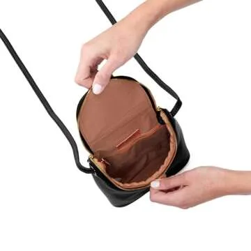 HOBO FERN CROSSBODY, BLACK