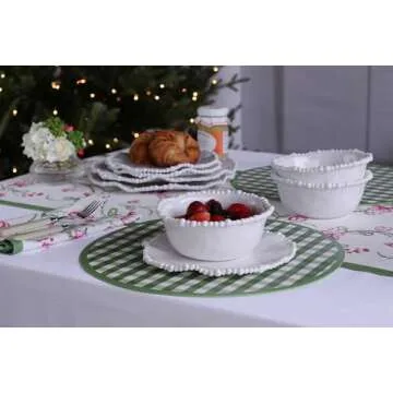 Beatriz Ball VIDA Alegria Cereal Bowl Set of 4 White
