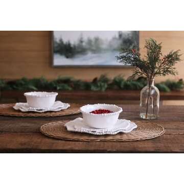 Beatriz Ball VIDA Alegria Cereal Bowl Set of 4 White