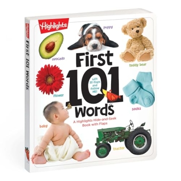 First 101 Words Lift-the-Flap Book for Babies and Toddlers