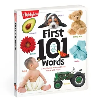 First 101 Words Lift-the-Flap Book for Babies and Toddlers