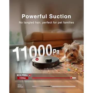 Yeedi M12 PRO+ Robot Vacuum Mop 11000Pa Suction Auto Wash