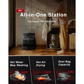 Yeedi M12 PRO+ Robot Vacuum Mop 11000Pa Suction Auto Wash