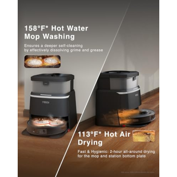 Yeedi M12 PRO+ Robot Vacuum Mop 11000Pa Suction Auto Wash