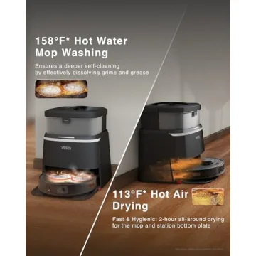 Yeedi M12 PRO+ Robot Vacuum Mop 11000Pa Suction Auto Wash