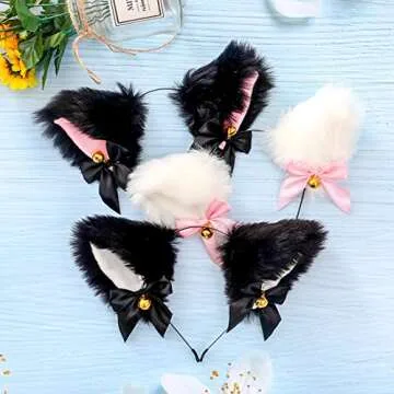 Fxaelian Cute Animal Ears Headband for Costume Parties