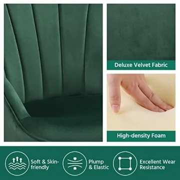 Buy Yaheetech Velvet Accent Chair - Modern and Cozy