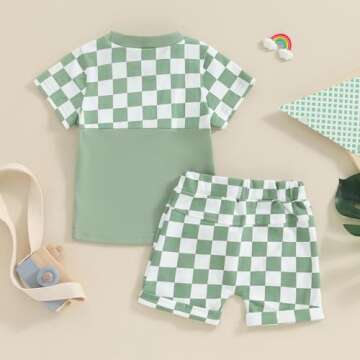 Adobabirl Toddler Summer Outfit - Stylish Baby Boy Clothes