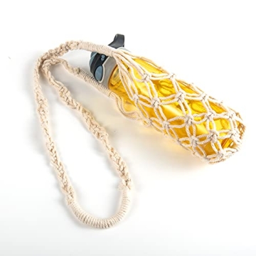 Handmade Boho Water Bottle Sling Bag - Eco-Friendly & Stylish Carrier